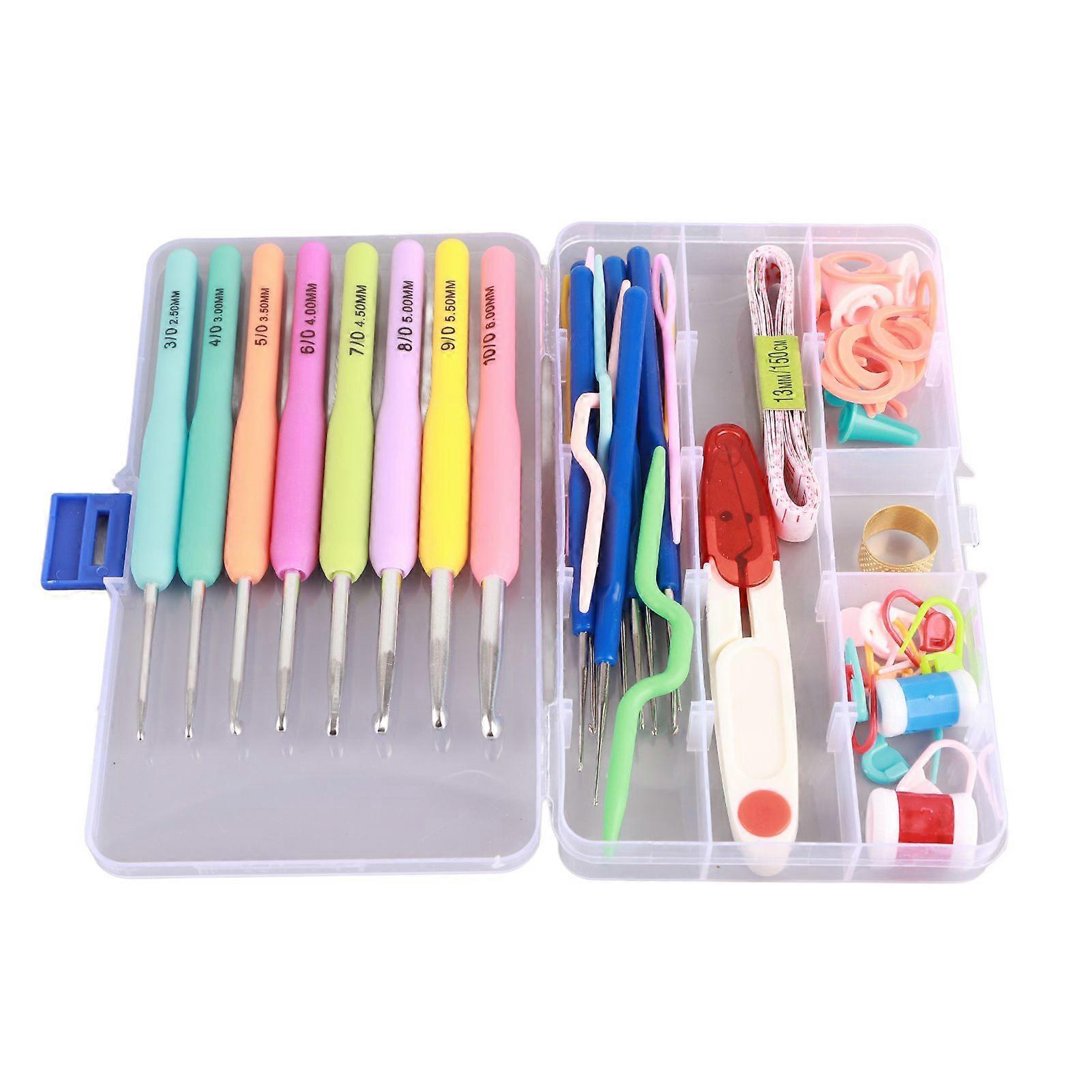 2025 Latest Model  Crochet Hook Set Scissors Thimble Tape Measure Sewing