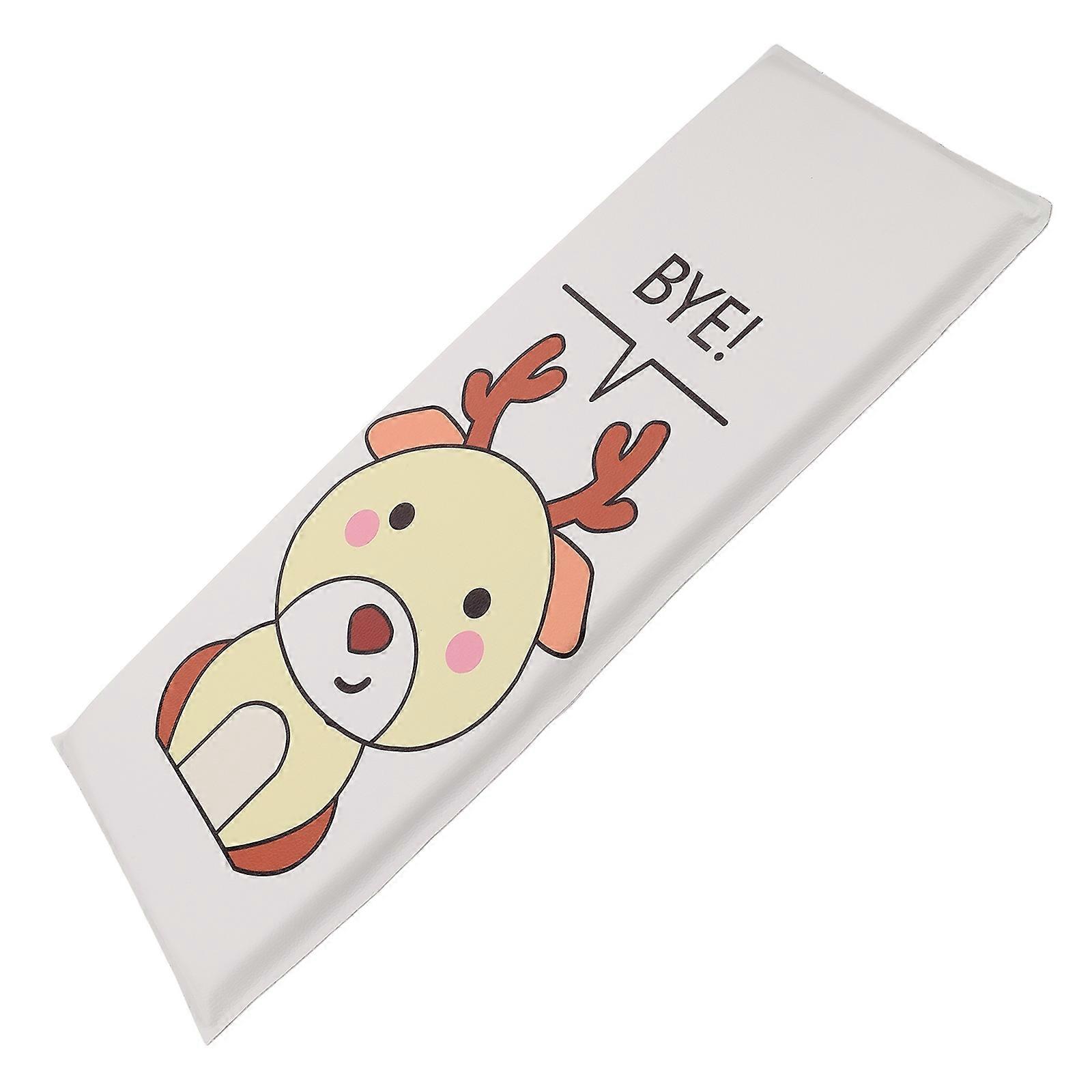 Removable Decals Soft Wall Protector Pad For Kindergartens Light Yellow 50.00X20.50X1.50CM Easy to Install 1Set