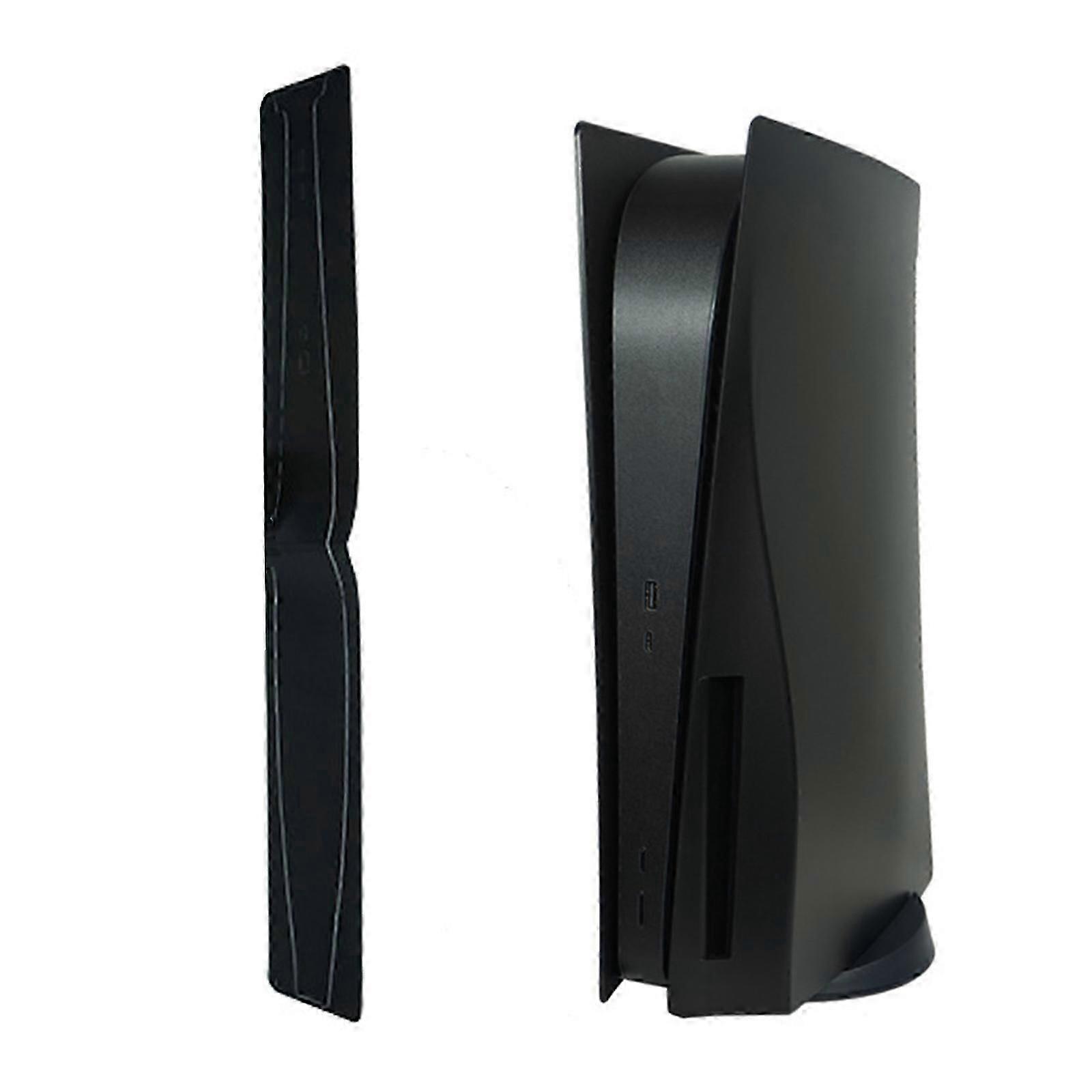 PS5 Plates with Vent, Gray Camouflage PS5 Plates with Black PS5 Middle Skin, Hard ABS Shockproof PS5 Replacement Shell Anti-Scratch PS5 Cover Plates