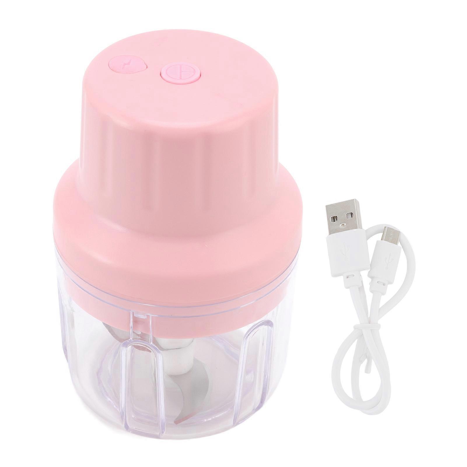 Wireless Rechargeable Garlic Chopper USB Powered Portable Electric Mini Garlic Crusher for Kitchen