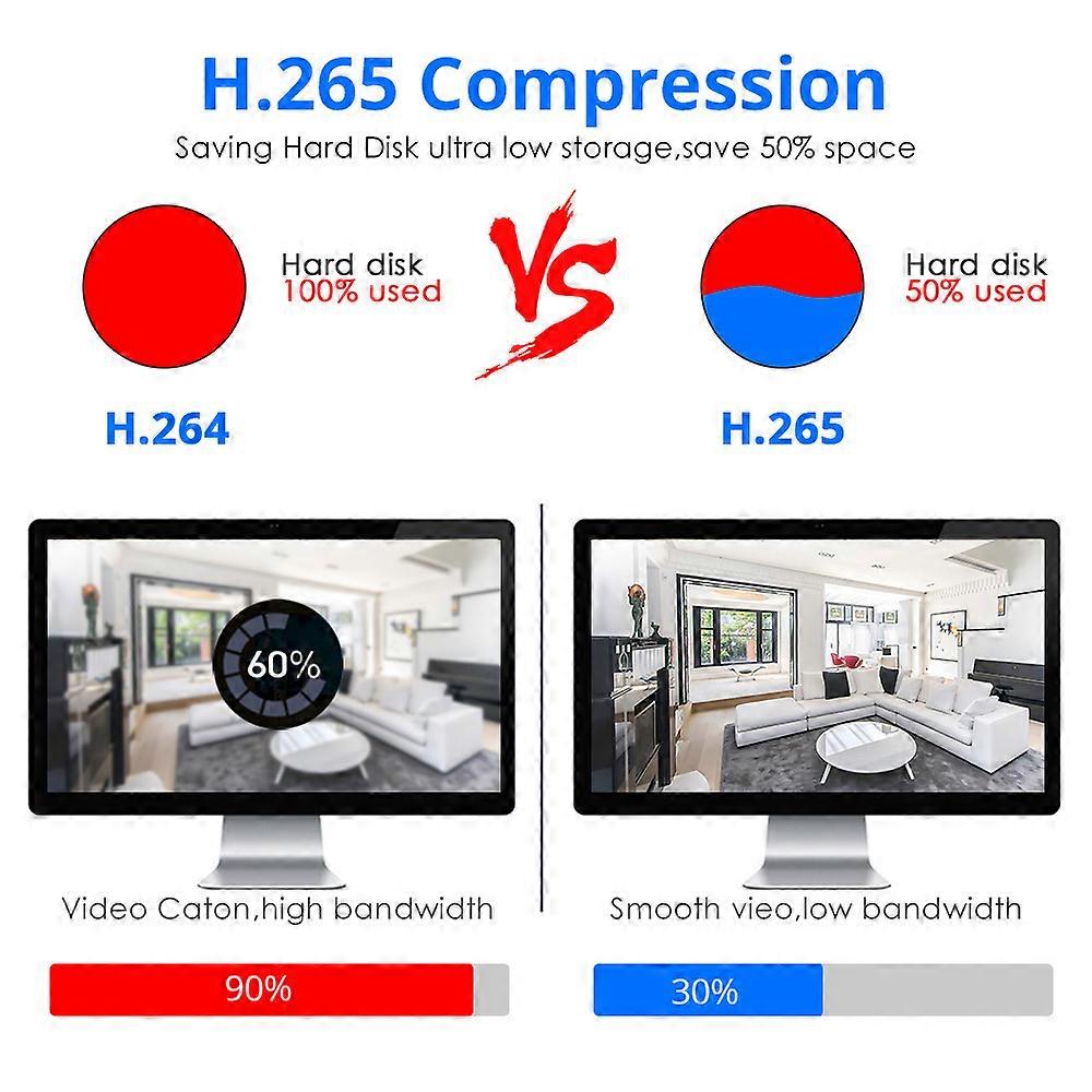 Caméra de sécurité POE 3MP avec o Vision nocturne Détection de mouvement Accès à distance IP66 Étanche