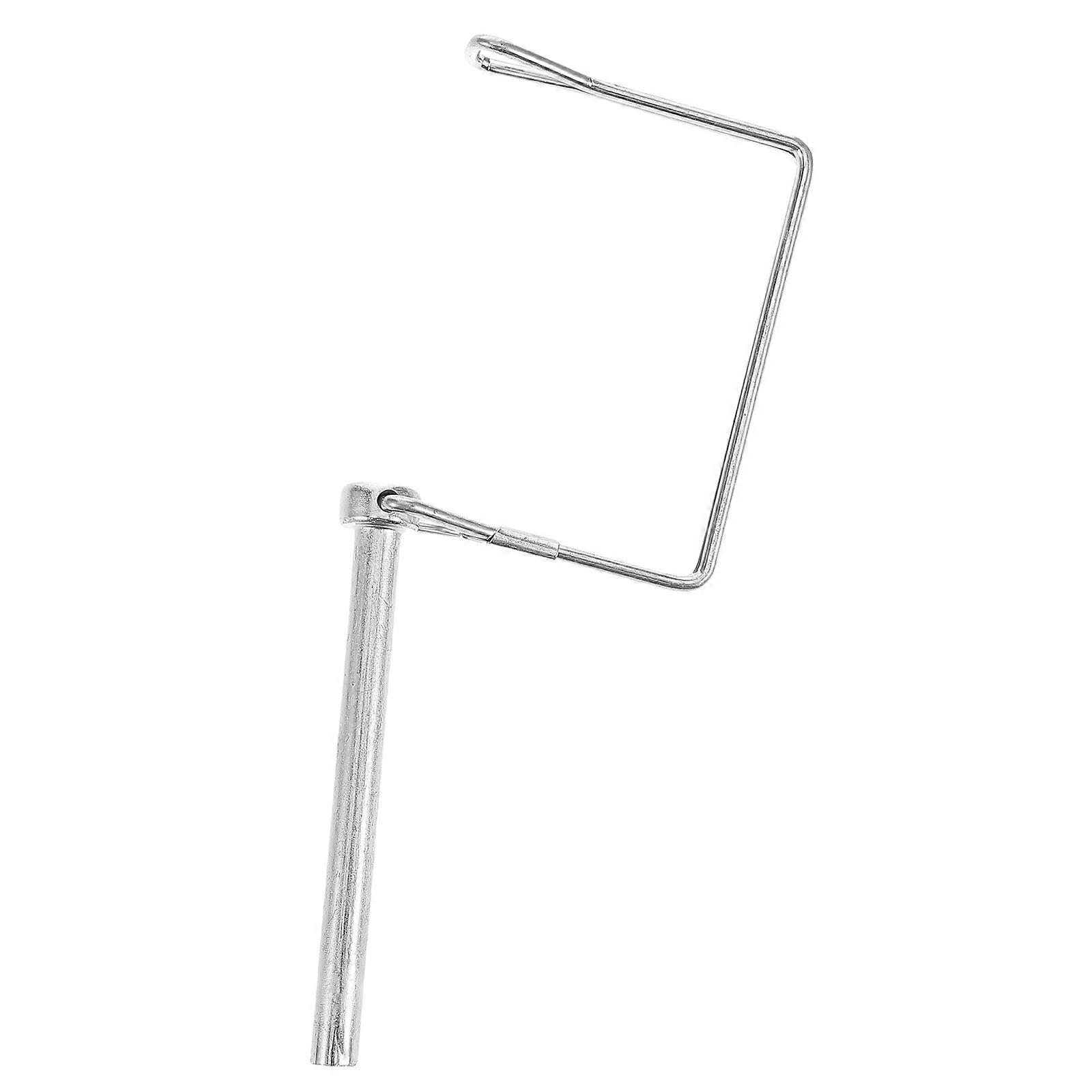 Heavy Duty Trailer Hitch Pin Lock Cylindrical Silver For Towing With Durable 1Set