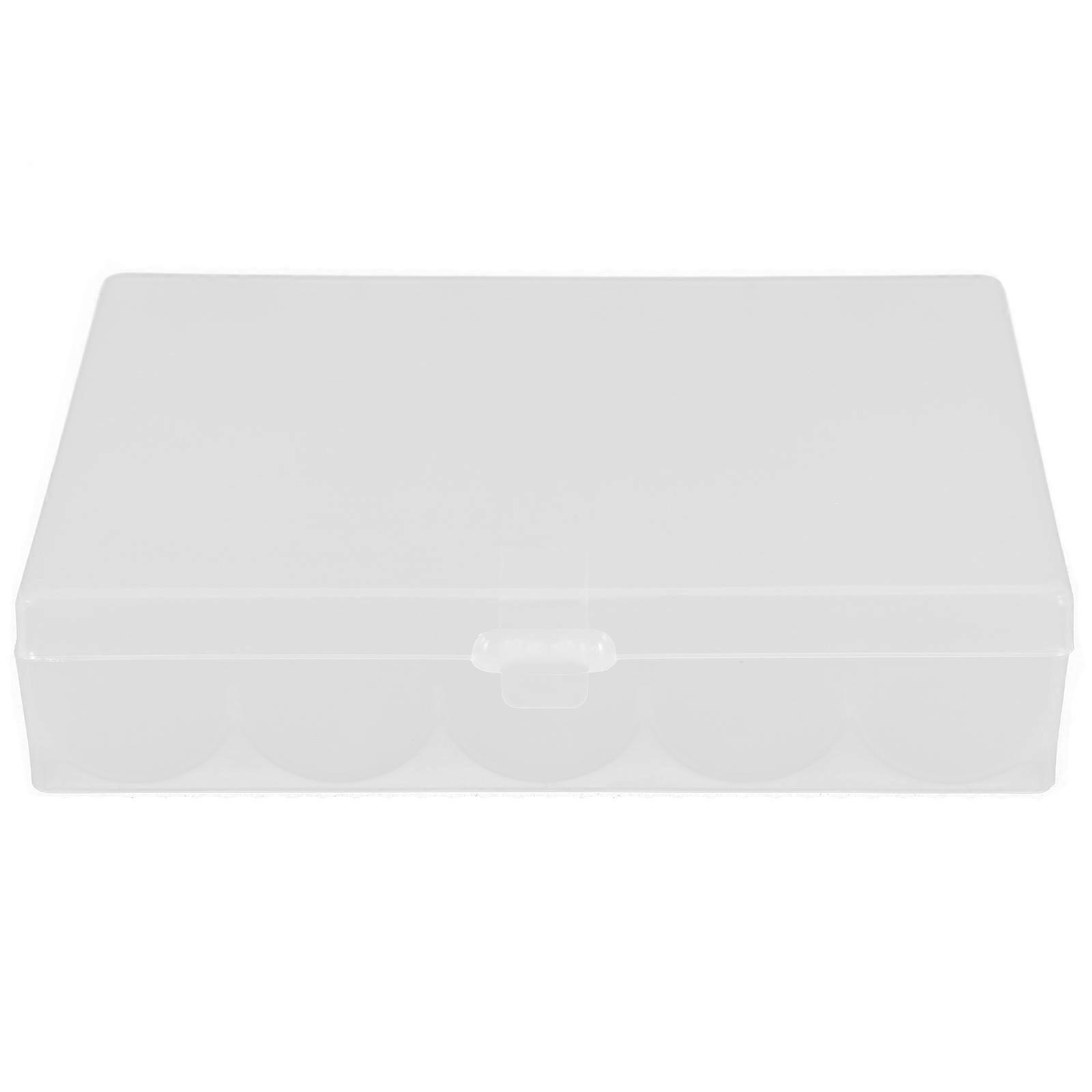 Empty Bobbin Box Sewing Thread Storage Holder Sturdy Plastic Material Home And Travel Use 4.7×3.9×1in 2Pcs