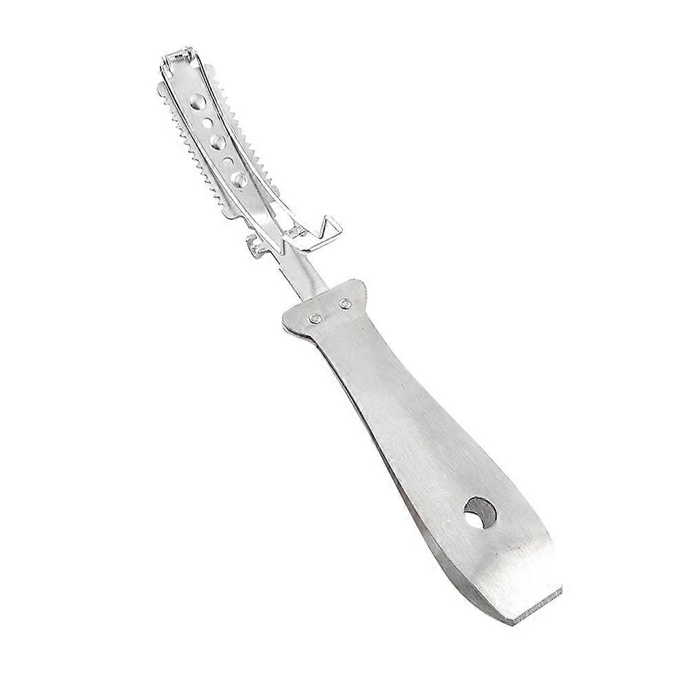 Scraping Gadget Hair Shaving Tool For Households Farm Use Silver 18.5X2.7X2CM 1Pc