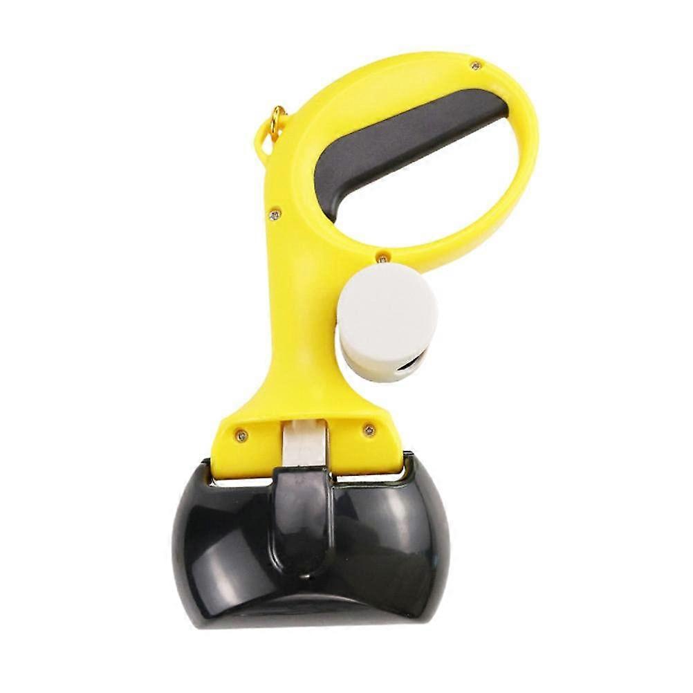 Pooper Scooper for Dogs and Cats, Portable Poop Picker with Rounded Handle, Durable Clamp for Easy Waste Removal