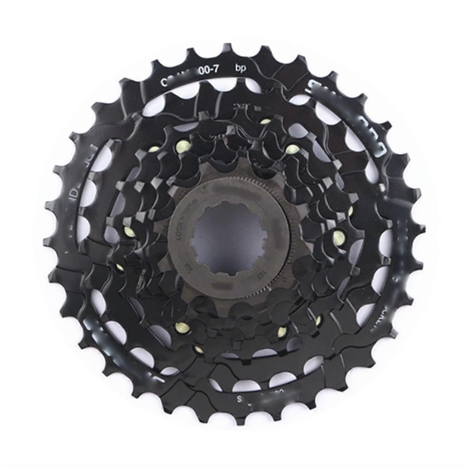 Durable Easy Install For HG41 1128T HG200 1228T 1232T 7Speed K7 MTB Cassette Freewheel 7s Mountain Bike Freewheel (Color: HG2007 1232T)