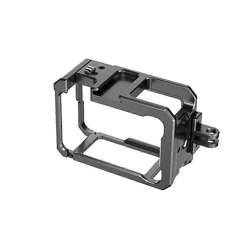 Metal Rabbit Cage For DJI Action 4 And Action 3 - Protective Frame, Heat Dissipation, Anti-Fall, Black