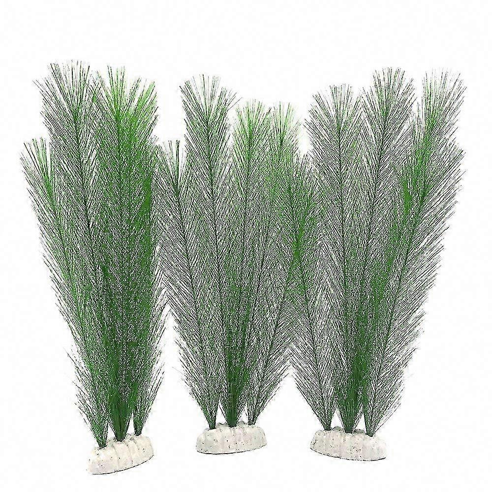 Silk and Plastic Aquatic Decor - Safe Artificial Greenery for Fish Tanks