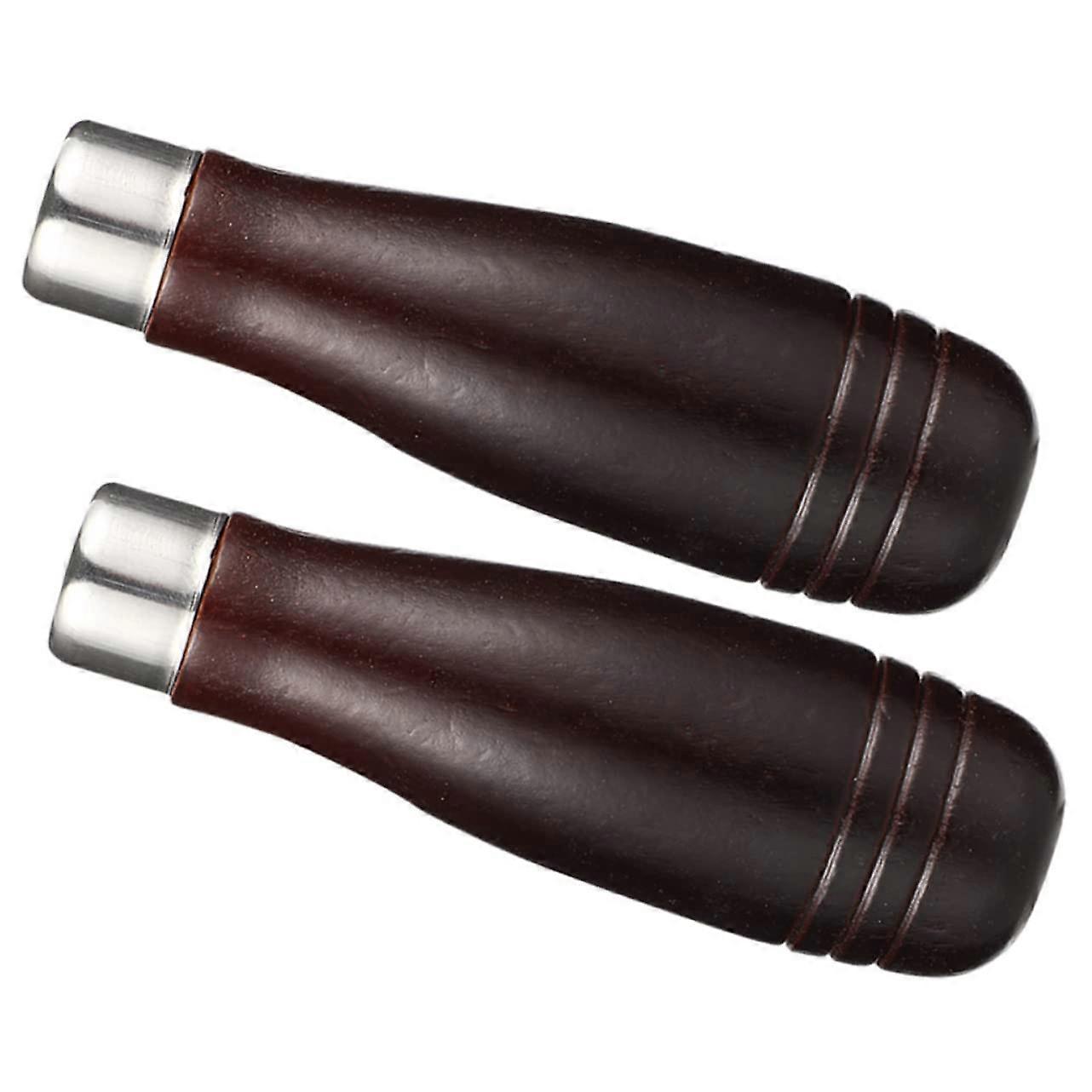 File Handle Metal Files Pack of 2 for Woodworking Tool Replacement with Wooden Grip Handle and Durable File Accessories