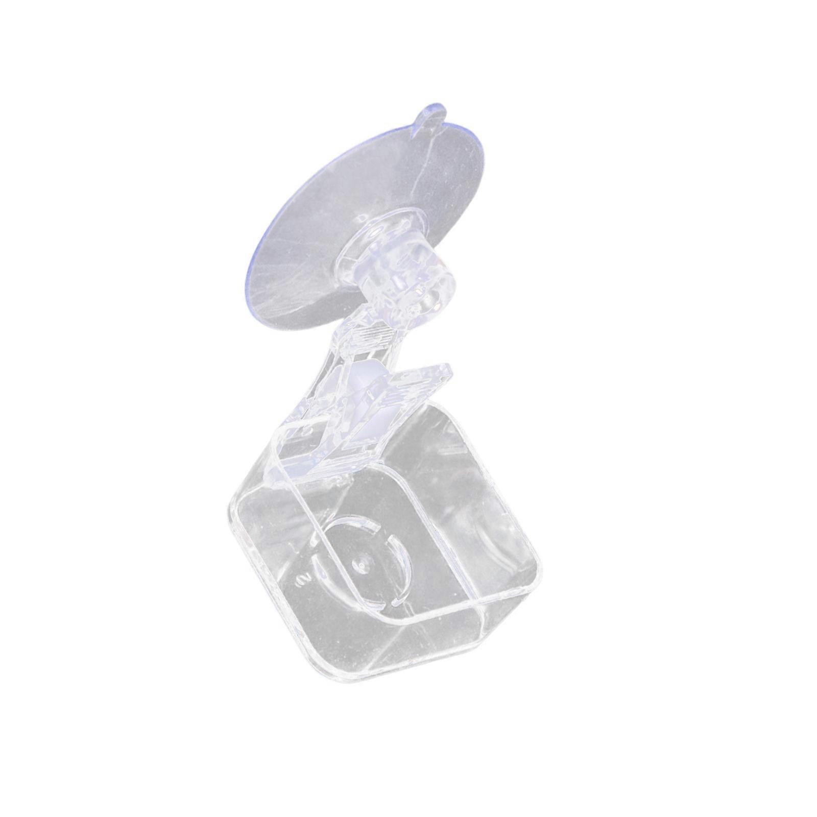 Reptilien Futter- und Wassernapf mit Saugnapf Kunststoff-Futternapf für kleine Haustiere Leicht zu reinigendes Design Ungiftiges Tablett Mehrfarbig