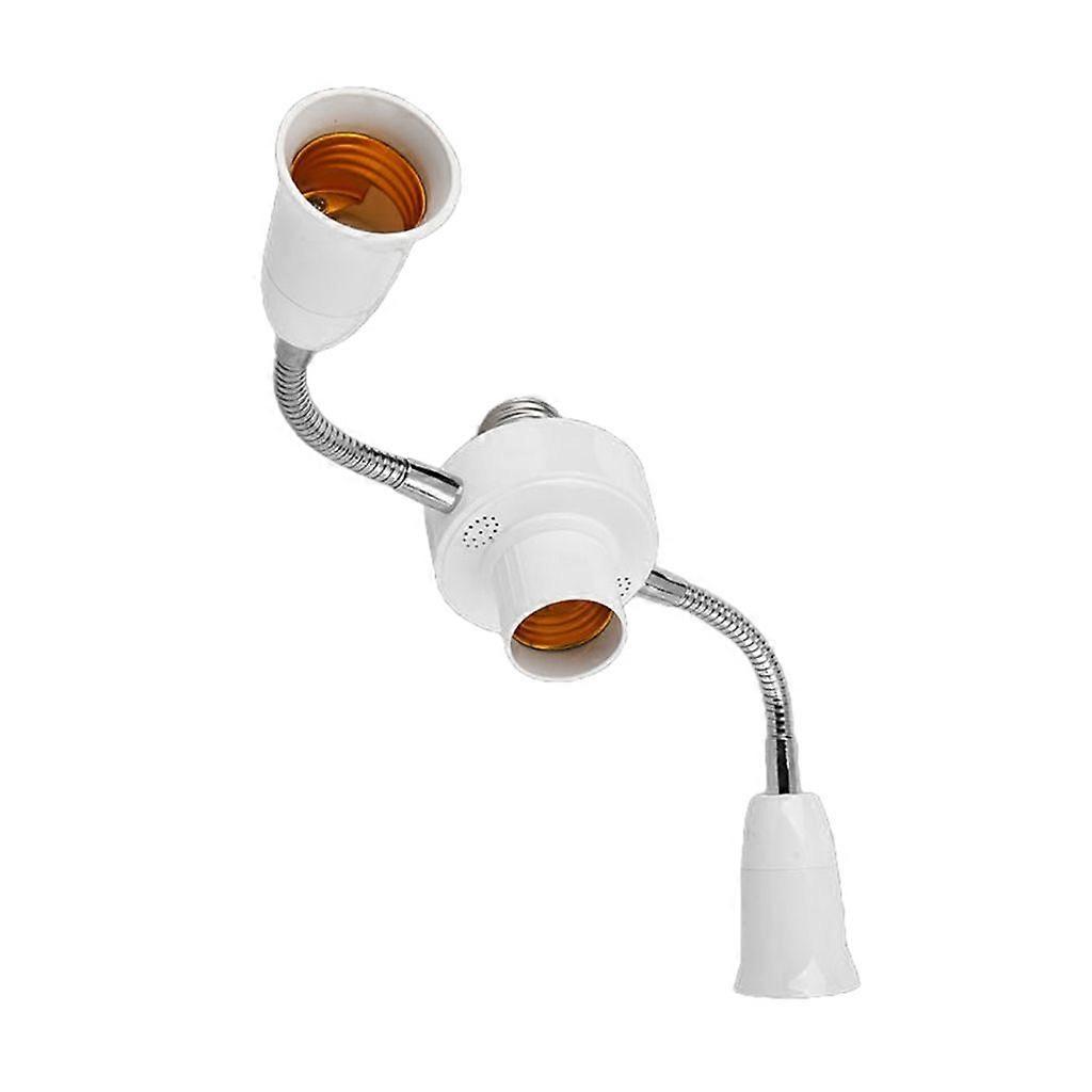 Reglabil E27 soclu de lumină de bază splitter gooseneck LED becuri suport Converter