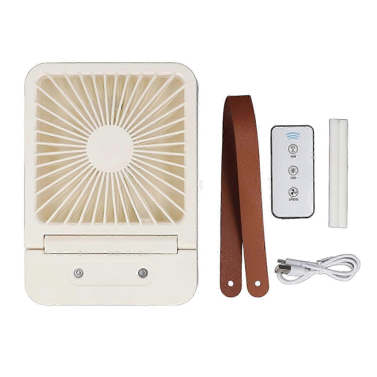 Portable Air Cooler with 3 Speeds, 2.5L Tank & Remote Control for Home Use