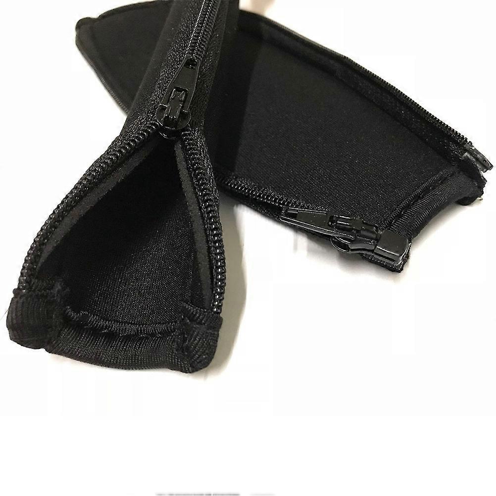 Black Headband Cover for Headphone Use Universal Fit with Foam Cushion Improves Comfort