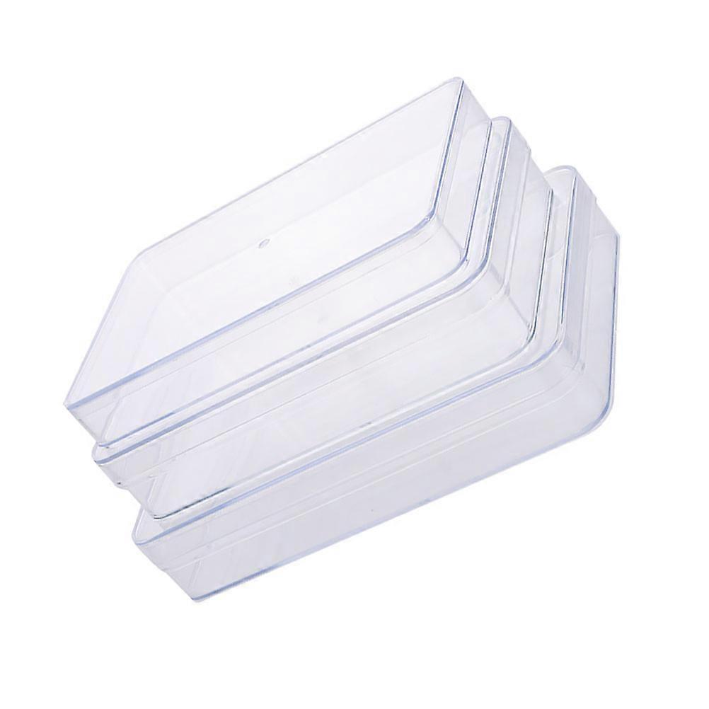 Mini Plastic Box With Lid Disassemble And Assemble Conveniently For Parties Packaging 3Pcs