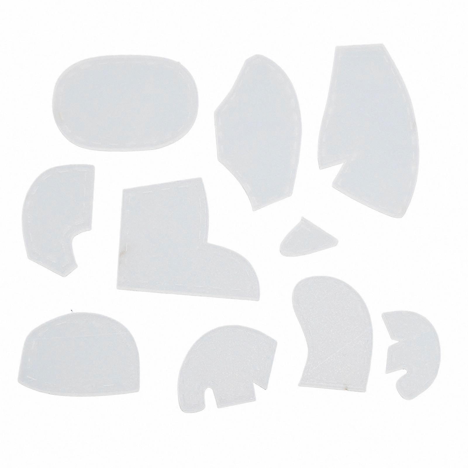 Acrylic Quilting Ruler Set with Elephant Design for Sewing and Crafting Projects