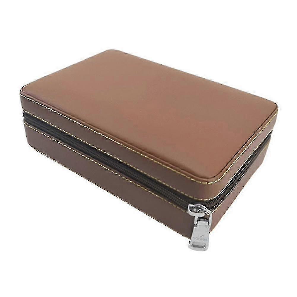 2025 Cedar Wood Cigar Box Husk Paper Case Storage 4 Cigars Compatible With Sigar-a