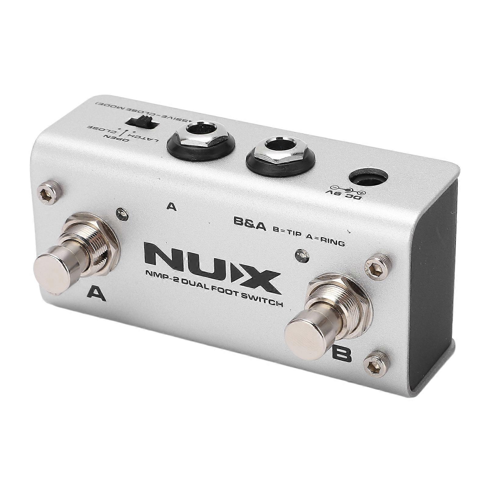 Dual Foot Switch Double Nail for Keyboard Sound Source Modules Effect Pedals NMP‑2