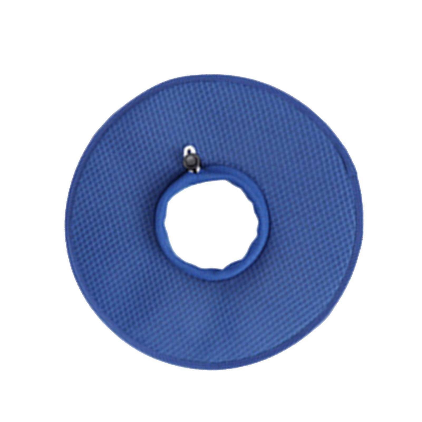Breathable Mesh Dog Cone Collar for Large Dogs - Comfortable Elizabeth Recovery Collar in Dark Blue, XL Size to Prevent Licking
