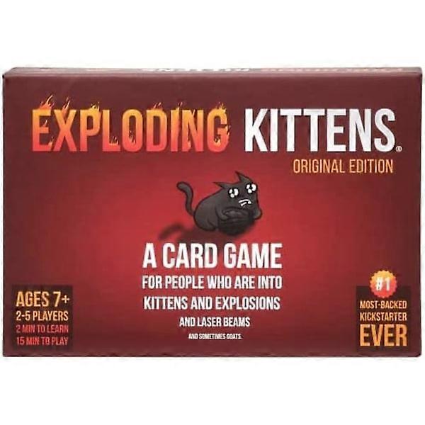 Exploding Kittens - Card Game | Family-Friendly Party Game | Russian Roulette | English | Age 7+ | 2 to 5 players