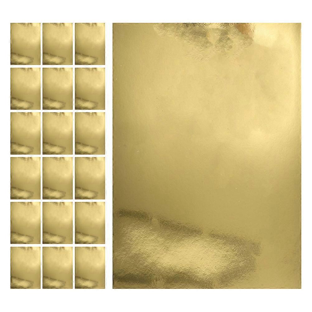 Shiny Mirror Cardstock Paper For Scrapbooking Card Making Daily Use Rectangular Shape Diy Enthusiasts 60Pcs