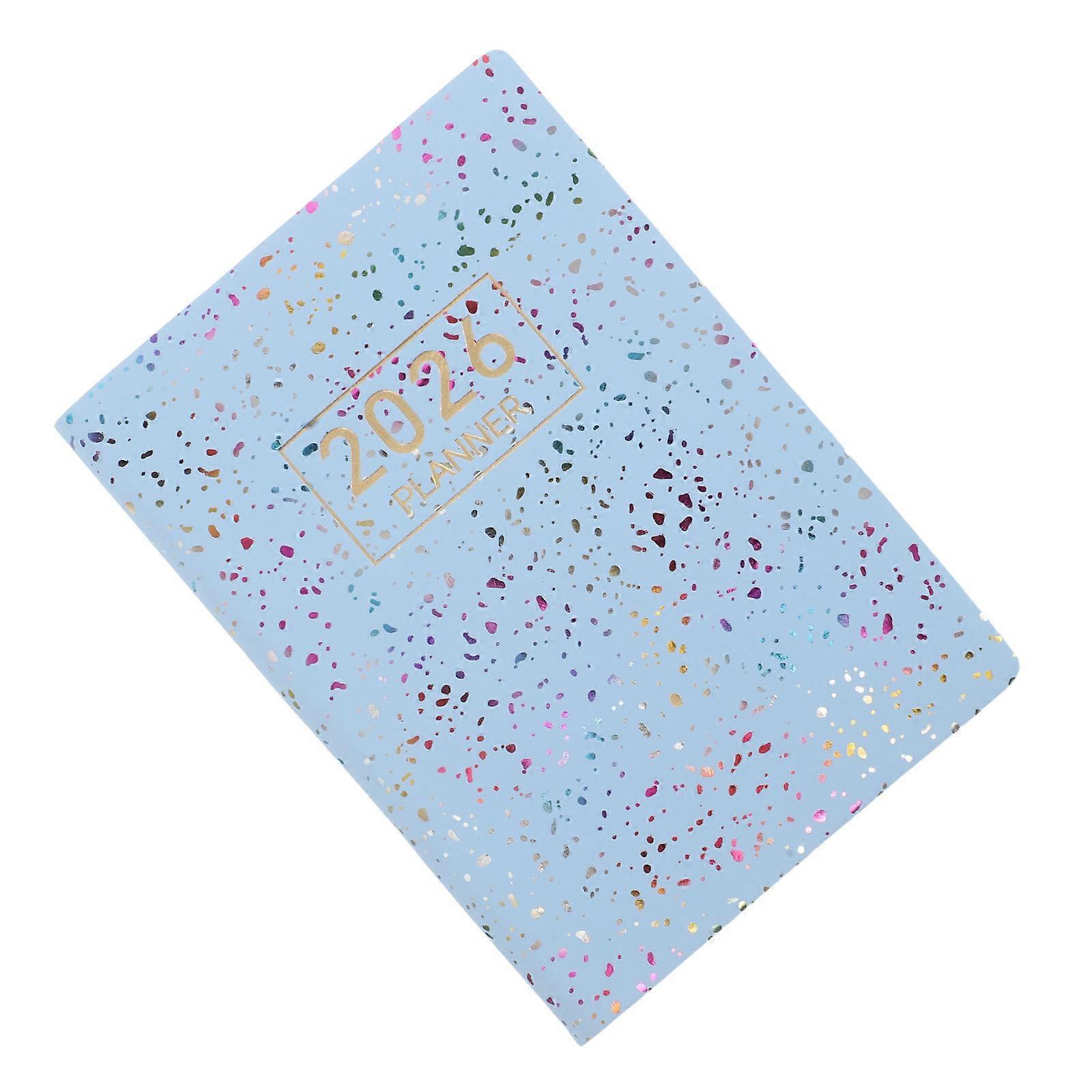 Planner Portable Travel Calendar with PU Cover for Academic and Professional Year Long Planning, Smooth Writing for Students and Business Users