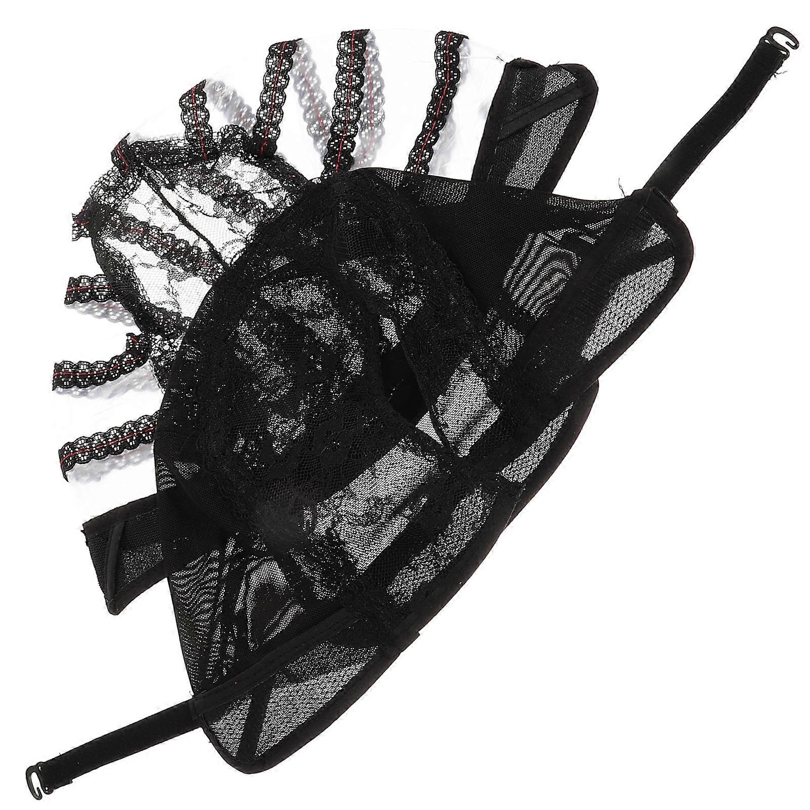 Black Adjustable Cloth Wig Mesh Caps for Making Wigs Comfortable and Breathable 2pcs