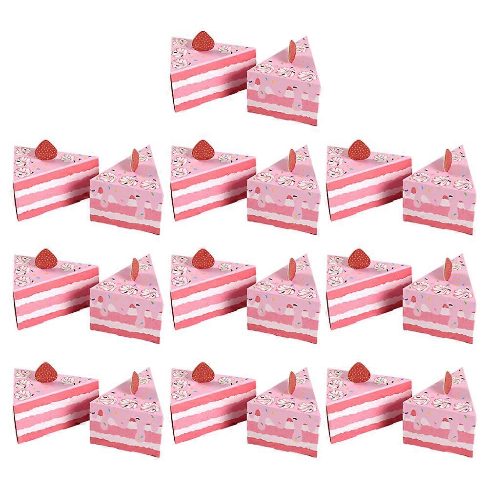20Pcs Adorable Paper Candy Boxes for Cakes Gift Wrapping Pastry Cookie Biscuit Packaging