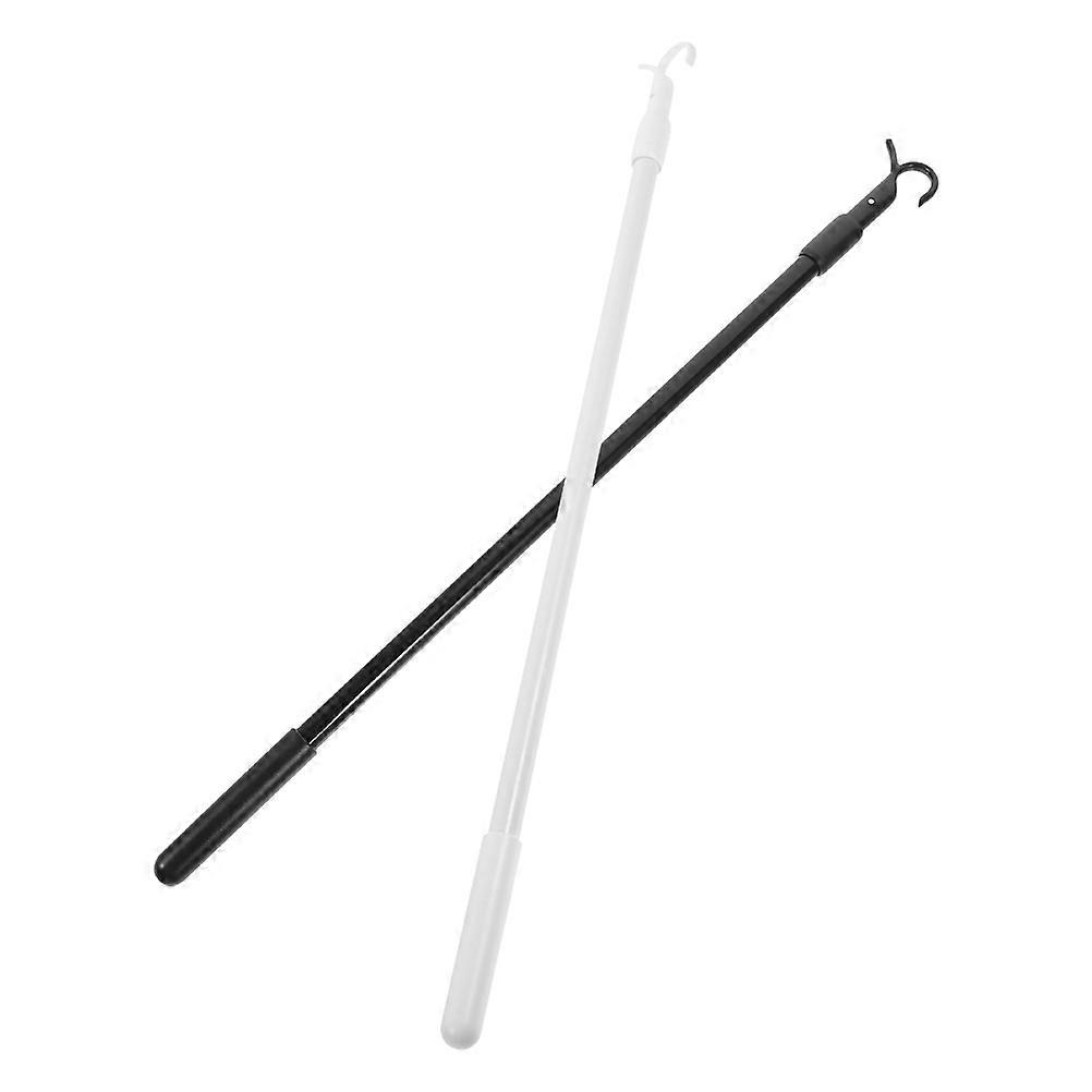 Window Treatment Rods Draw Rod For Cordless Blinds Impact Resistance Home Decor 2Pcs