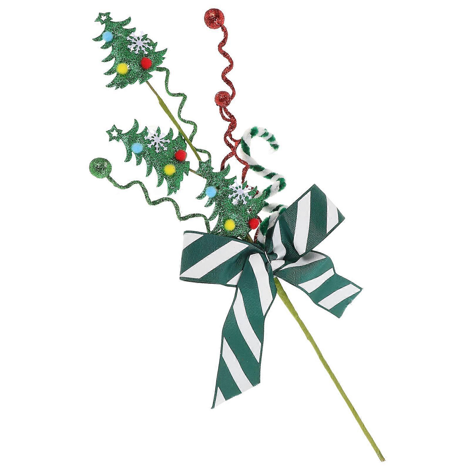 人工クリスマスツリーはモールディスプレイ16.1X5.5X1.6in装飾スタイル1Pcsのための創造的な装飾をピックします