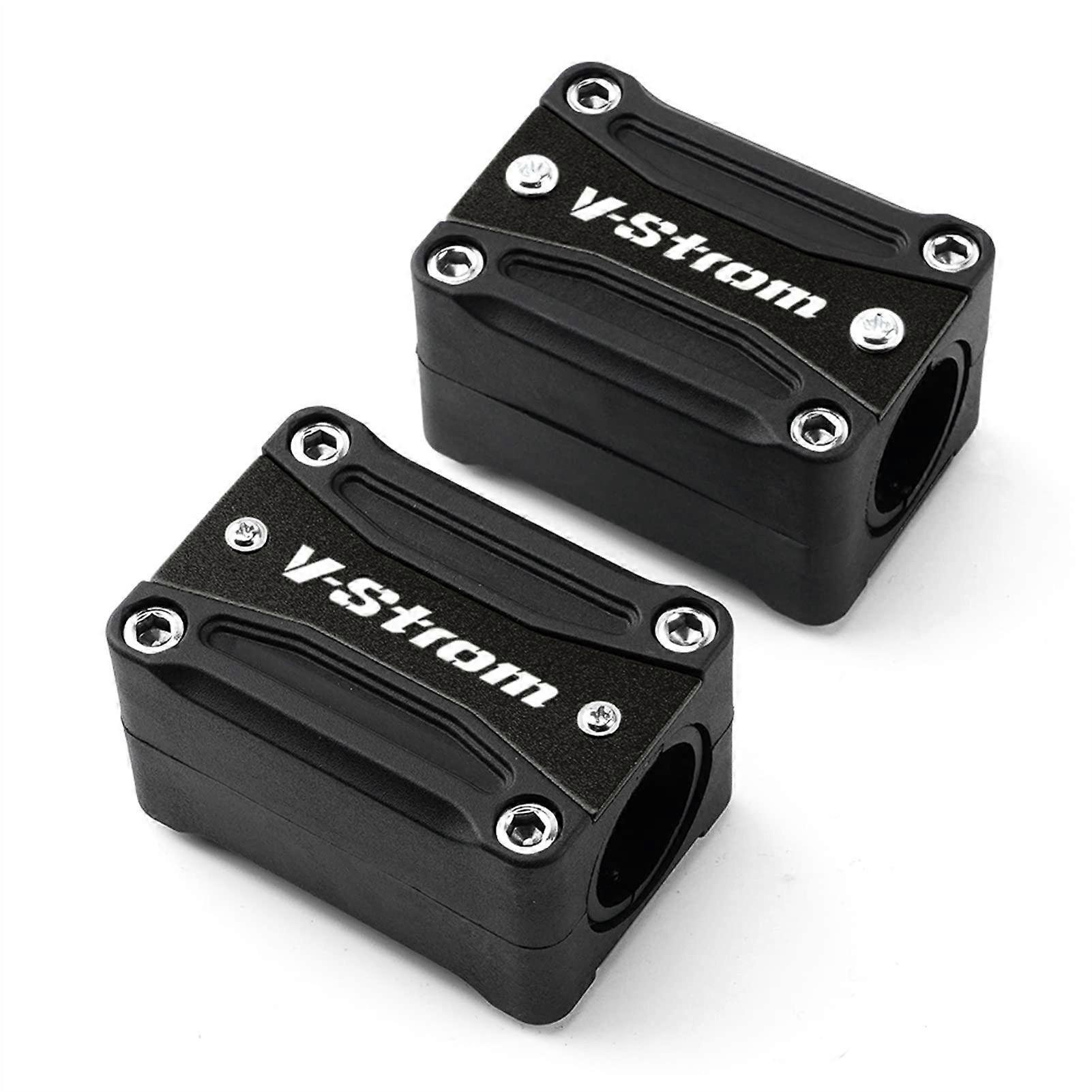 PAREKS Motorcycle Engine Guard Bumper Protector for Suzuki Vstrom 250 650 1000 DL650 DL1000 Black Trim Block Frame Glider