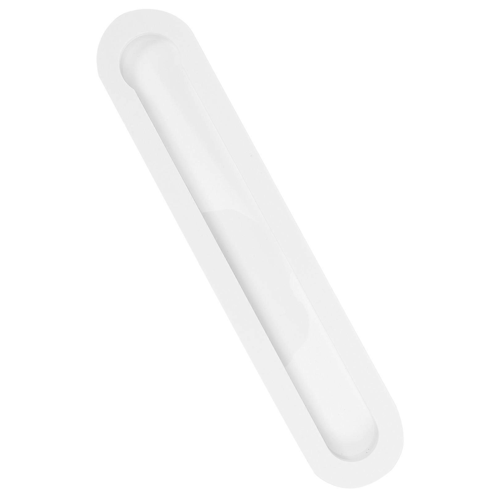 White Acrylic Coffee Holder for Storage with Large Capacity and Easy Access Keeps Countertop Neat 7.87"x3.94"x5.91"