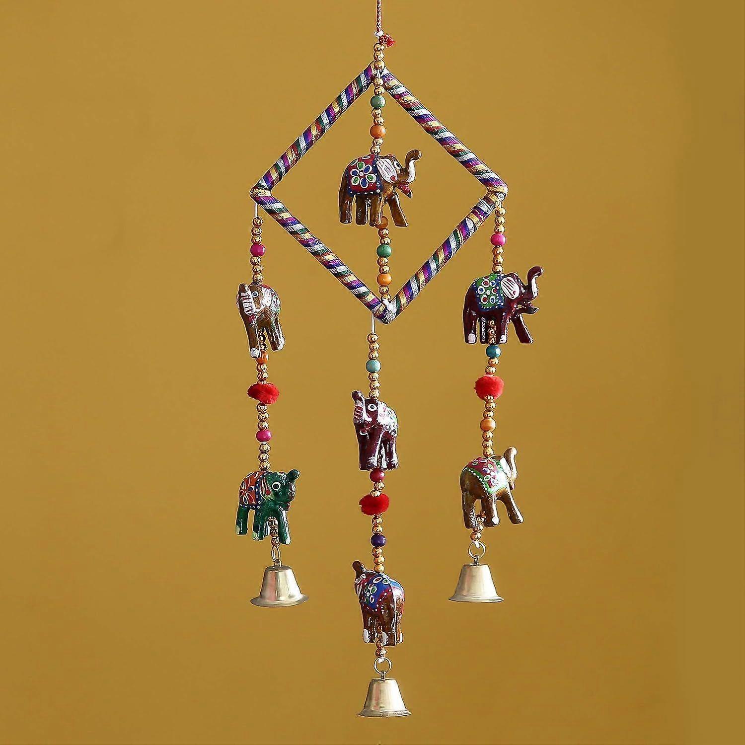 New Handcrafted Decorative Elephant Wall/Door/Window Hanging Bells