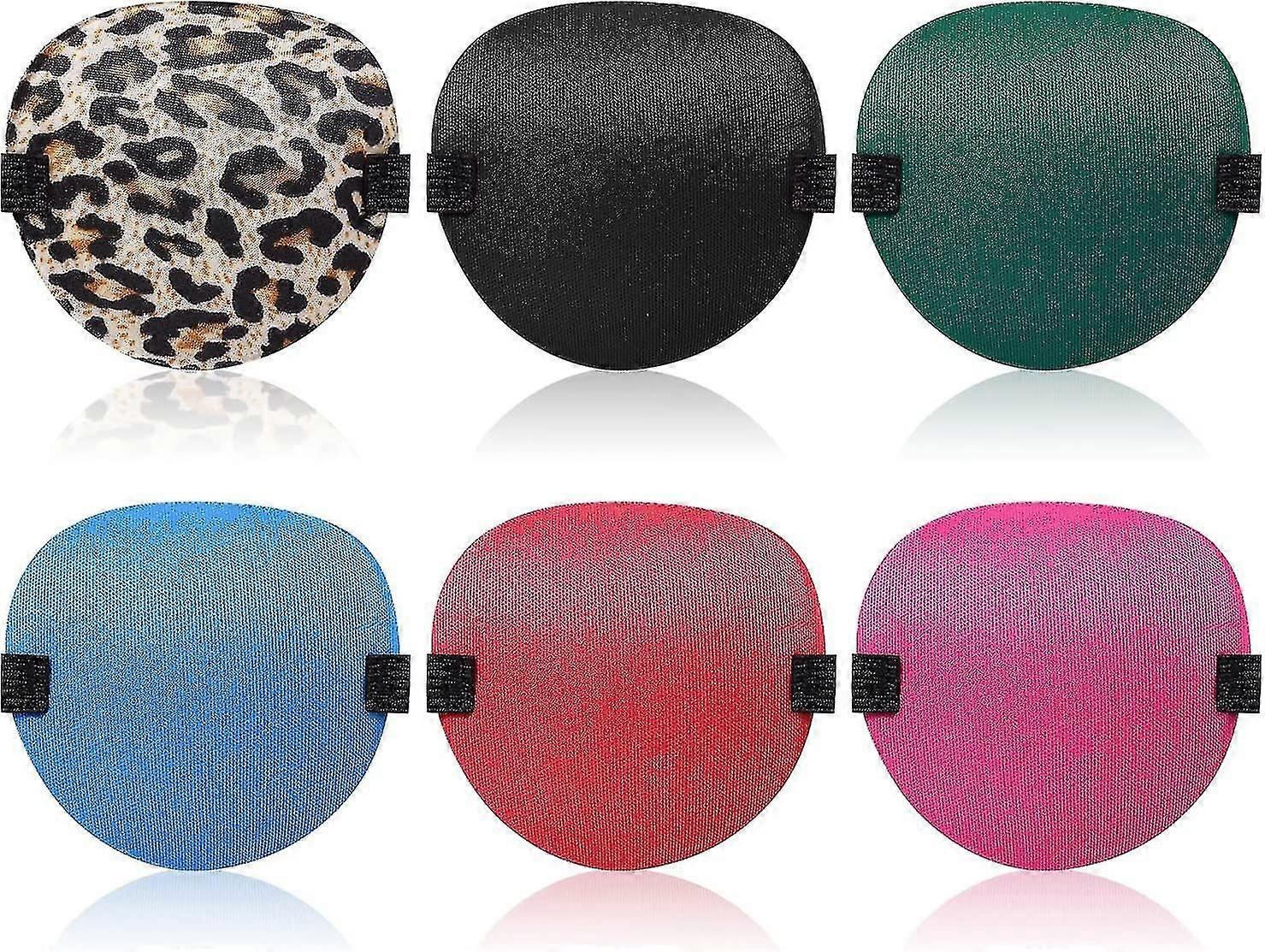 6 قطع بقع العين ، بقع العين الطبية القابلة للتعديل للبالغين والأطفال ، مريحة 3D الحول بقع العين كسول للأطفال العين اليسرى واليمنى لإعادة الجراحة