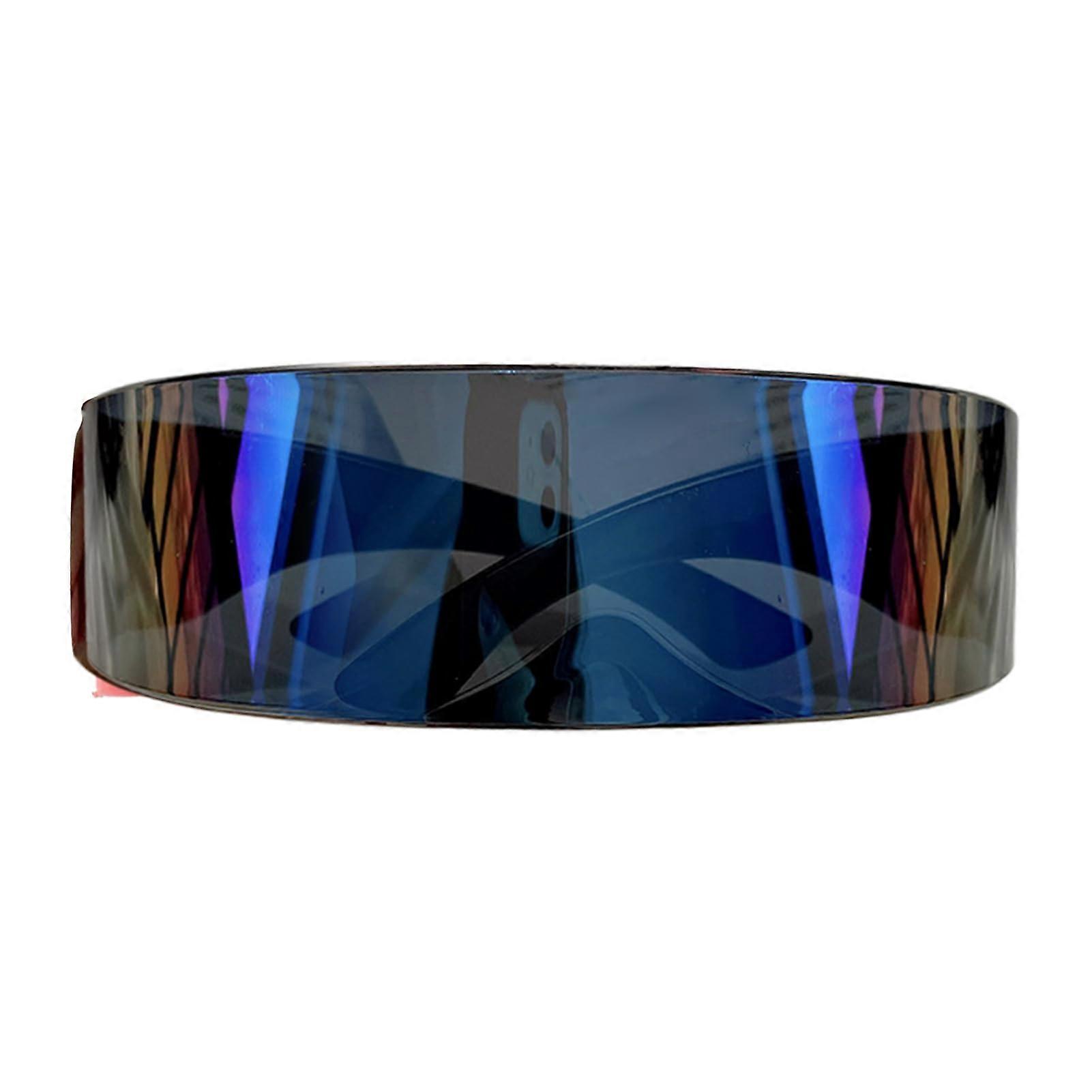 Futuristic Sunglasses, Festival Cosplay Glasses, Frameless Bicycle Sunglasses for Men and Women