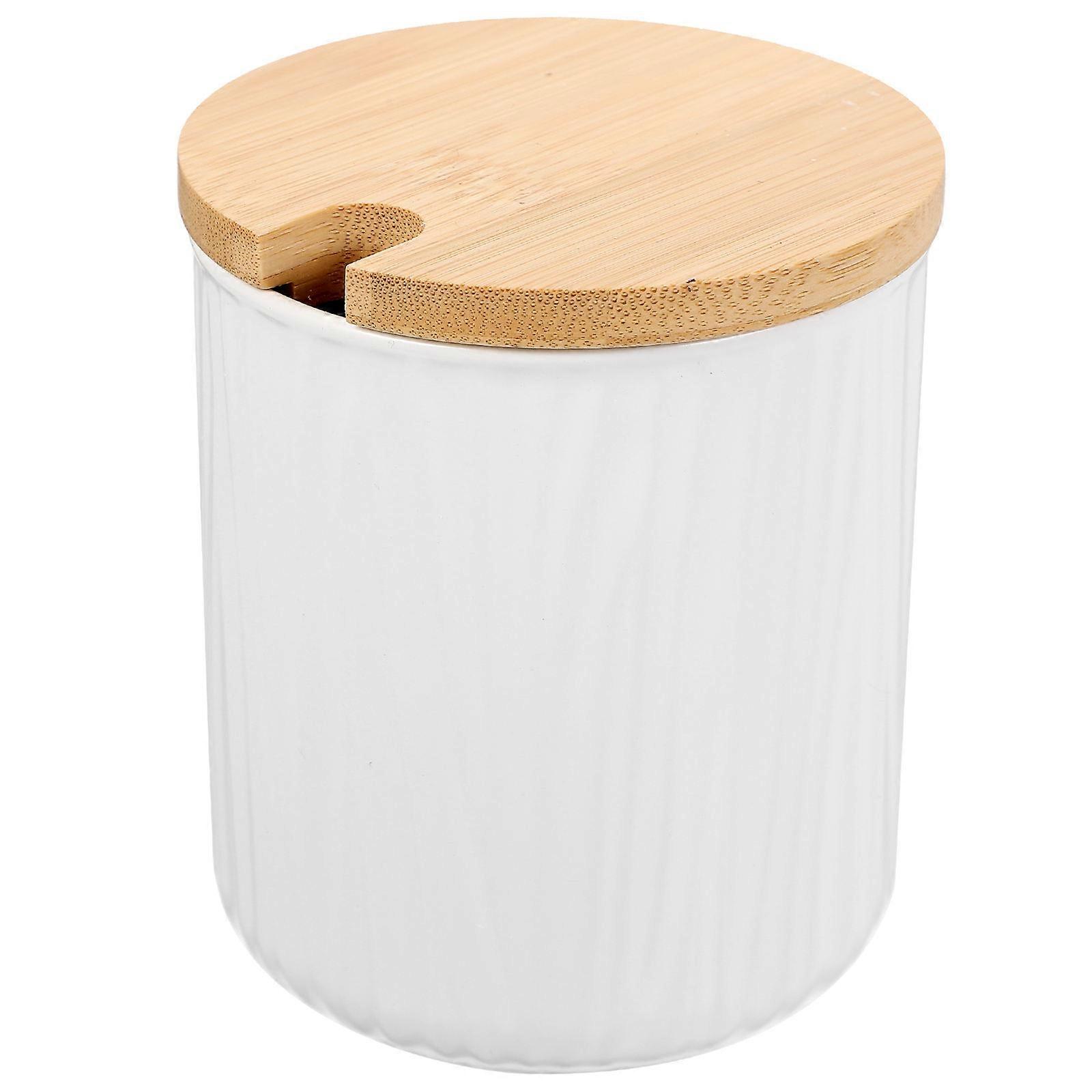 Multifunctional Seasoning Jar Ceramic Salt Jar Condiment Jar Sugar Jar Tea Jar Container