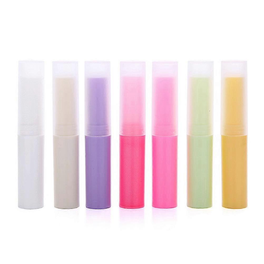 16pcs Women Empty Plastic Lip Balm Tubes Lip Gloss Storage Container 4 White Green 4 Purple and 4 Yellow