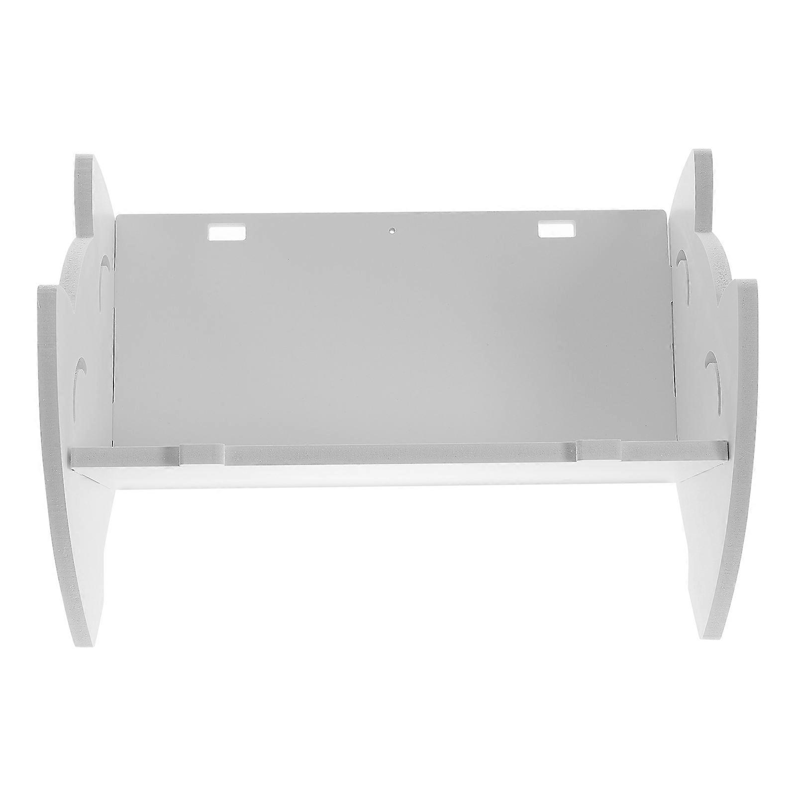 White Space-saving Desktop Shelf for Books and Storage Rack Ideal for Bedroom or Desk Use Made of