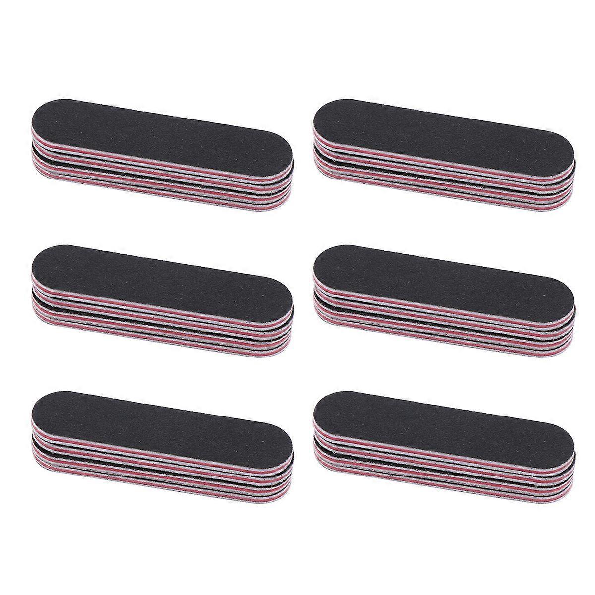Cuticle File Stick 100Pcs Per Set Mini Size Black Nail Polishing Tools For Nail Or Home Use