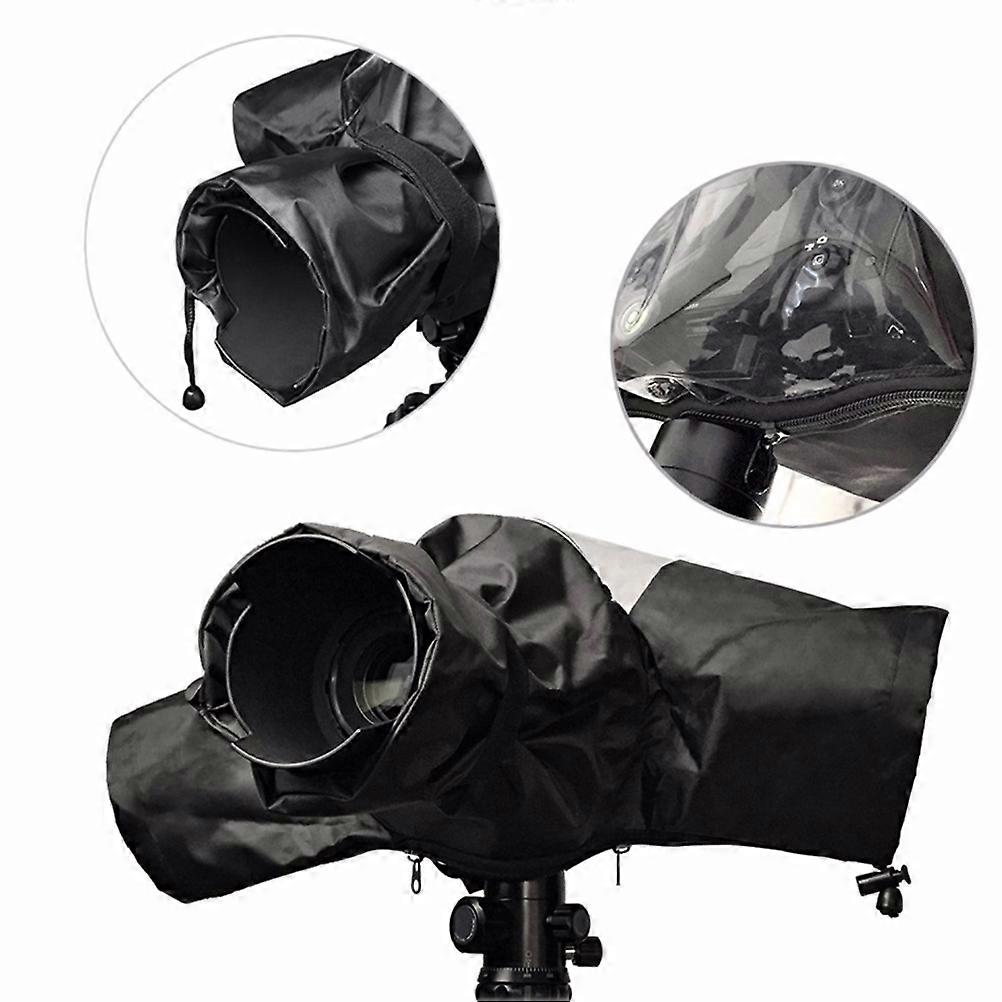 Rainproof Cover For Camera Black From Unexpected Weather Conditions 1Pcs