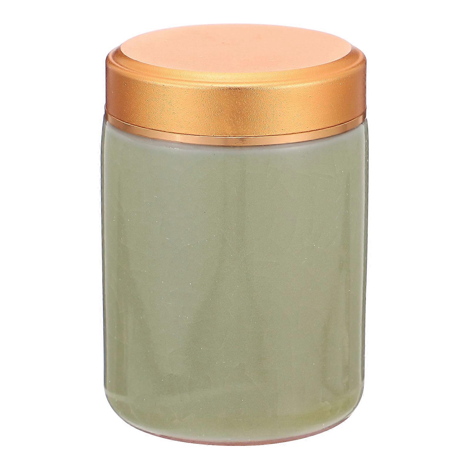 Ceramic Sealed Tea Container Mini Jar-Shaped Storage for Tea Kitchen Item 6.5X4.5X4.5CM Elegant and 1Set