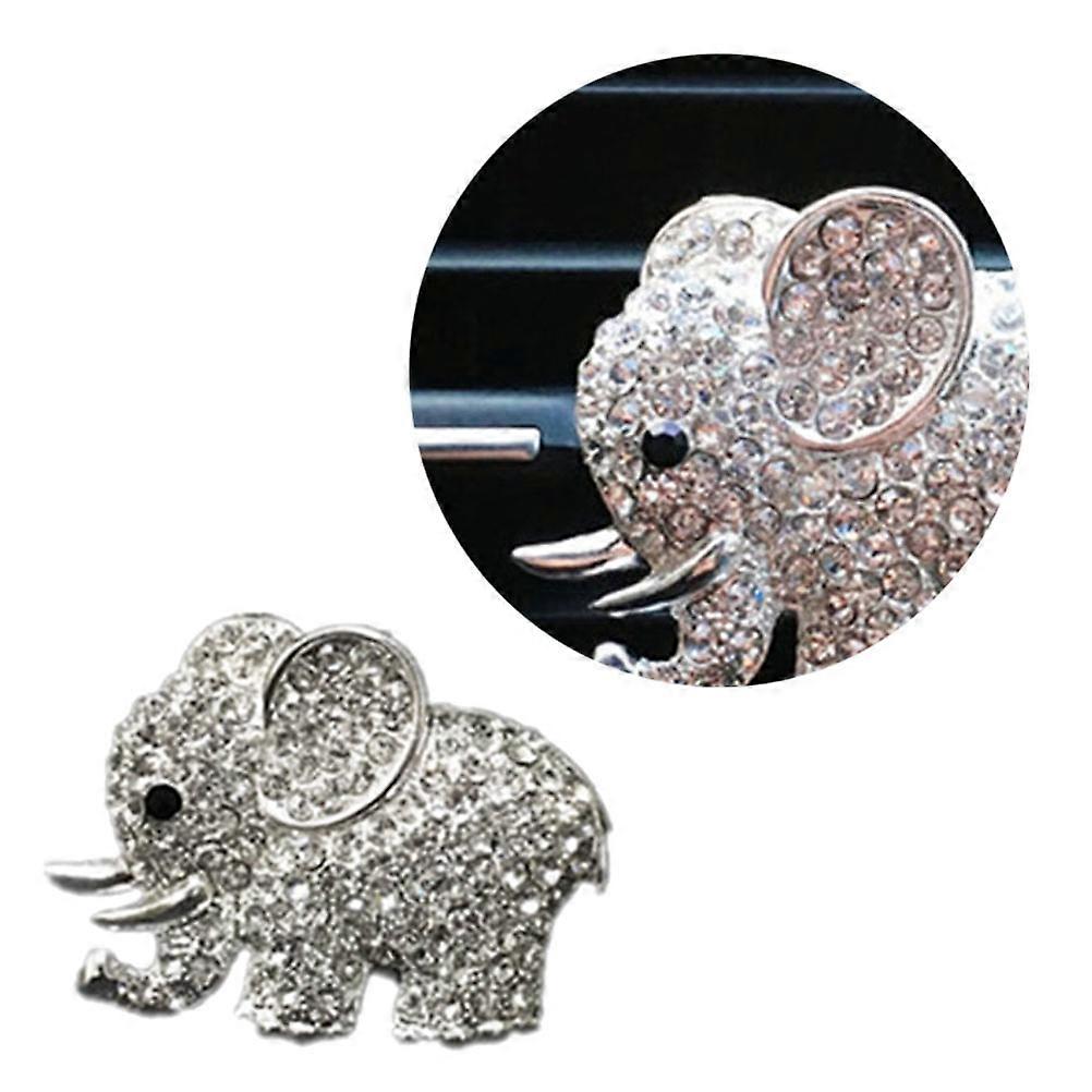 Elephant Car Freshener 1Pc Air Freshener Clip Silver Accessory Designed For Vehicles