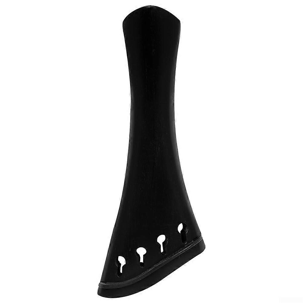 Tailpiece for violins size 4/4 made from natural material, supports easy adjustments and sound (C).