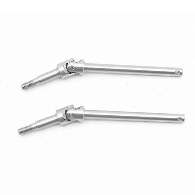 CVD Front Driveshafts 2-Pack Compatible with MN G500 MN86 MN86S MN86K MN86KS 1/12 Scale RC Crawler Stainless Steel Upgrade Parts