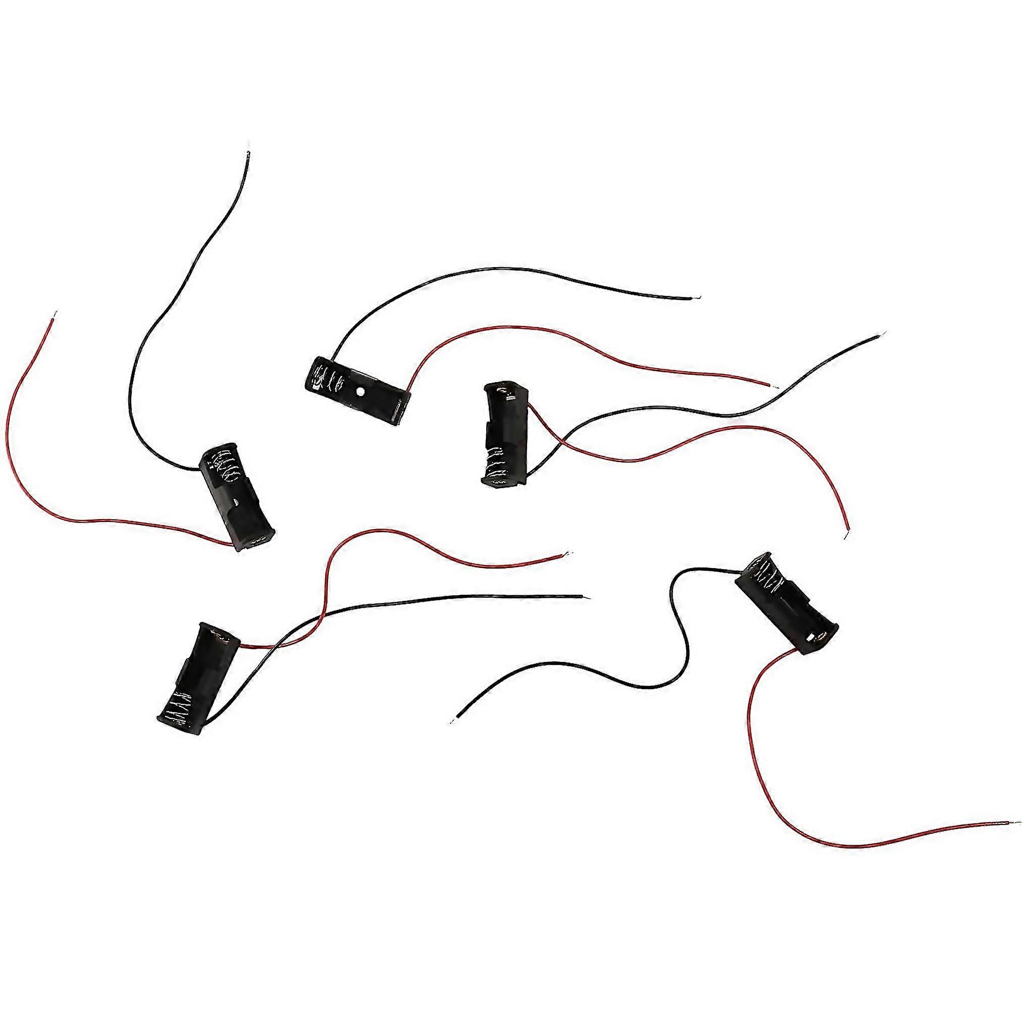 For 5pcs 23aa23 battery 12v clip holder box case Black