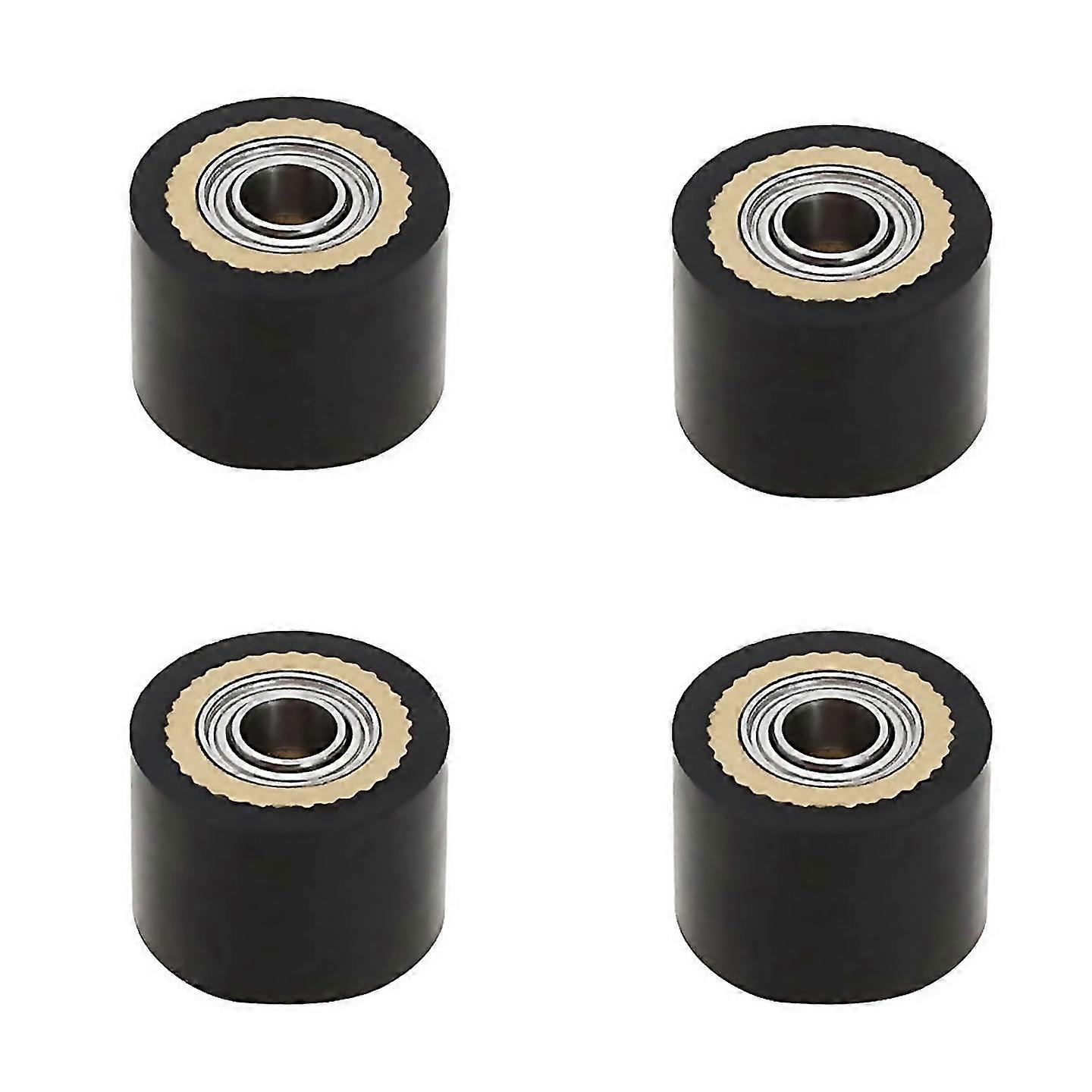 For 4pcs pinch roller 4x10x14mm plotter cutter roller paper feed roller for mimaki cg series cutting