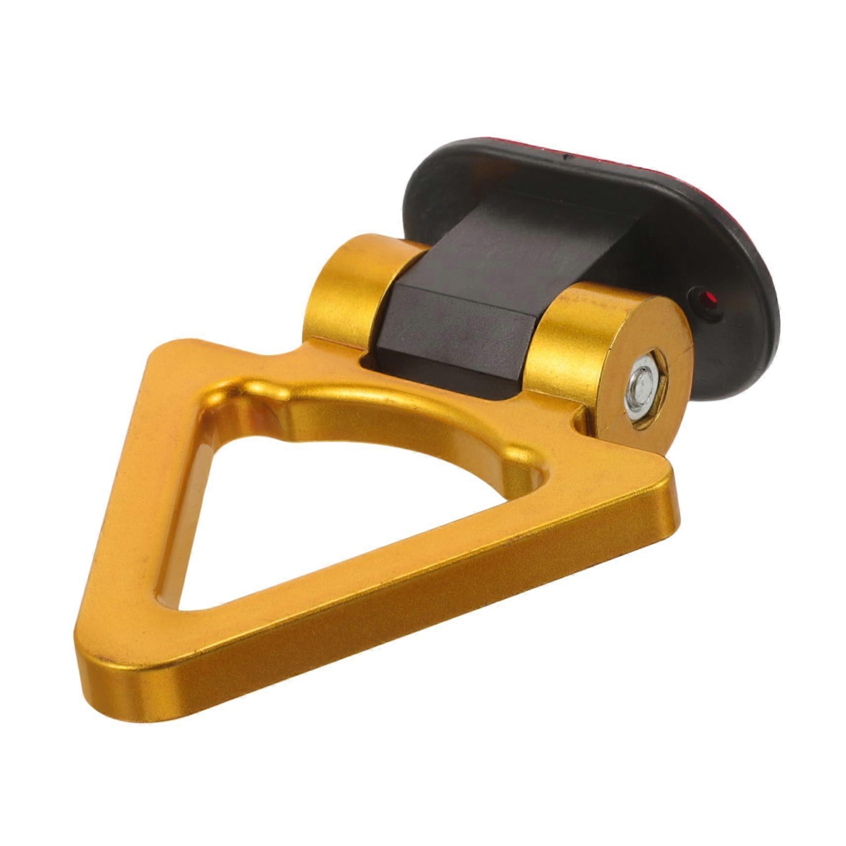 Trailer Hitch Receiver Net Cargo Rack, Locking Towing Hook, Bicycle Carrier Hook, Golden Metal