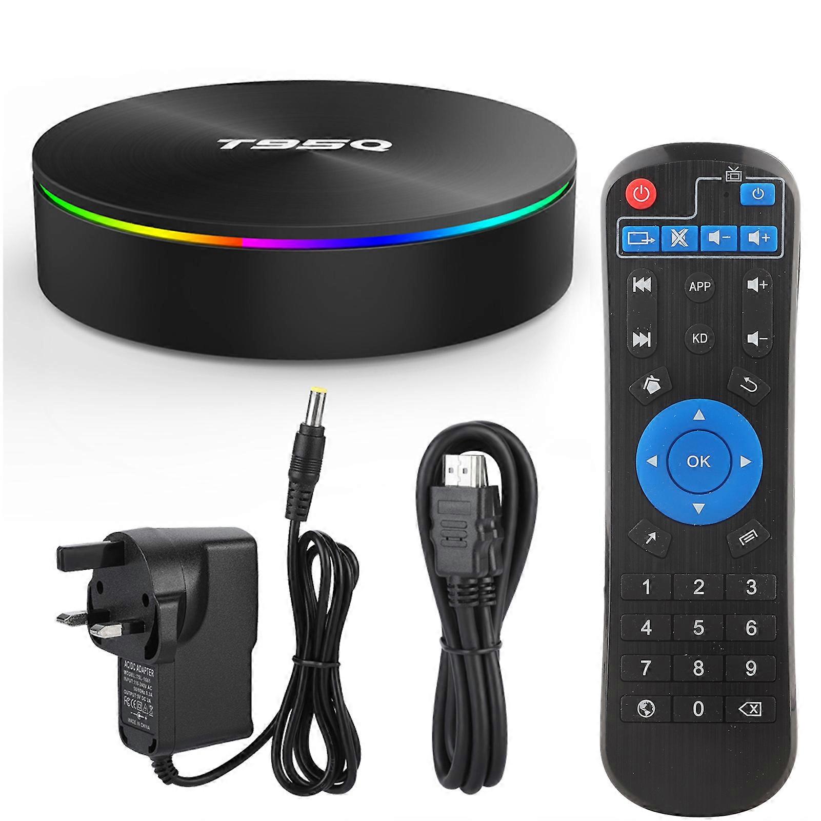 T95Q Android 8.1 TV Box Dual Frequency WiFi 4GB 64GB Media Player USB 3.0 4K Bluetooth