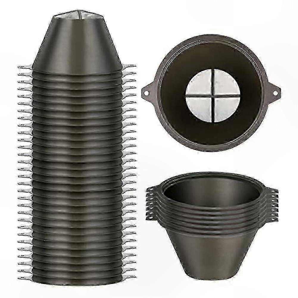 30-Pack Reusable Nylon Mesh Paint Strainers, 100mm Fine Plastic Filters for Industrial and DIY Use