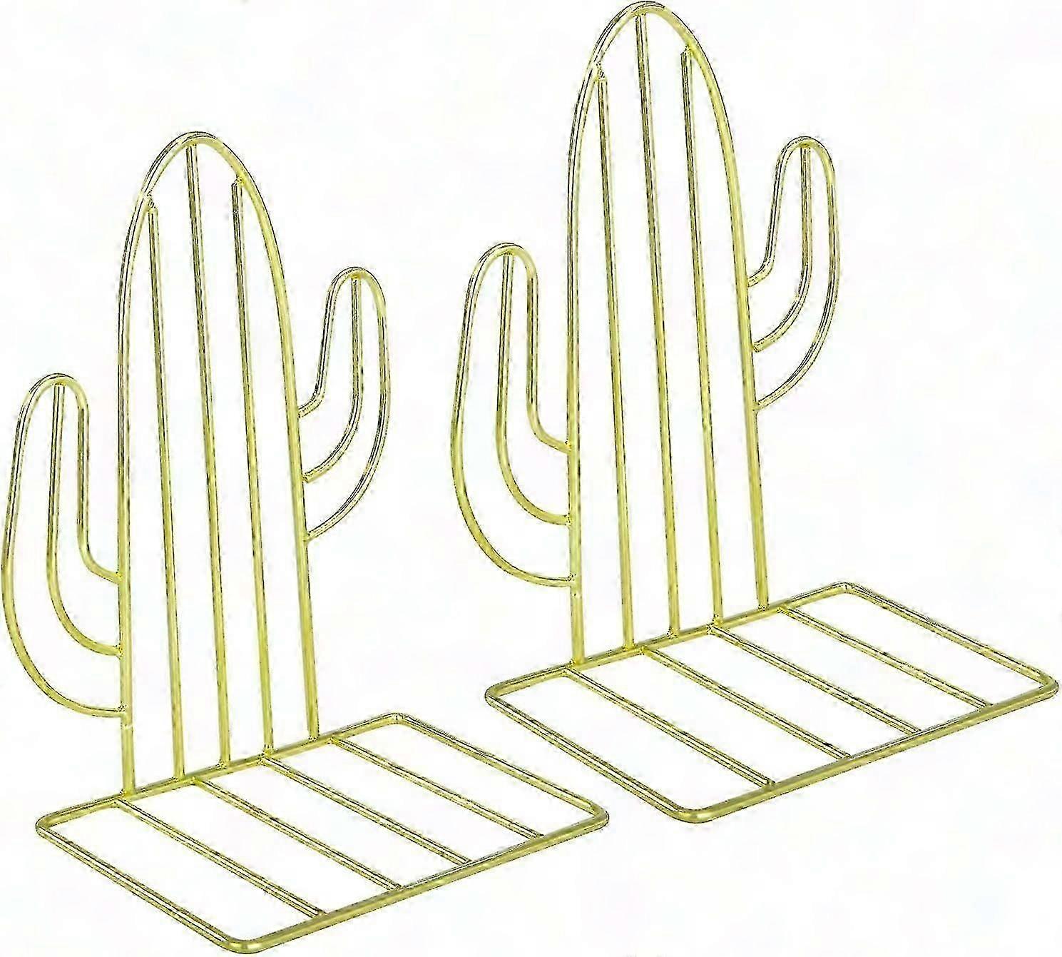 Gold Office Anti-Slip Decorative Storage Rack Baffles (2-Pack)