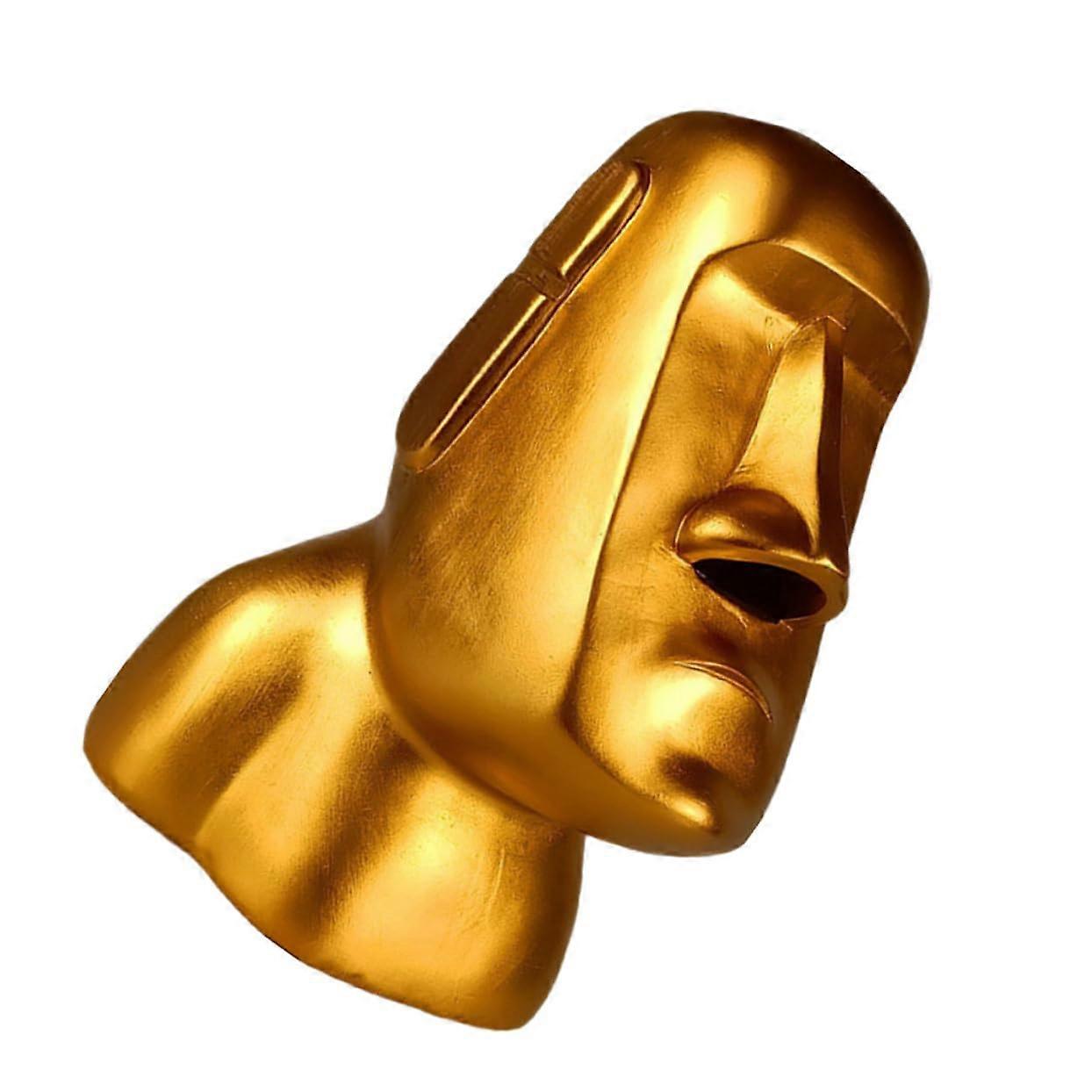 Moai Statue Tissue Holder - Artistic Resin Tissue Box for Living Room and Office Decoration, Stylish Moai Design